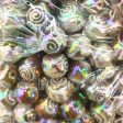 Wholesale 200pcs pack Resin 16MM Circle Plated Bright Straight Hole String Beads Sale