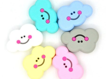 Wholesale 100pcs Cloud Silicone Teether Beads For Sale