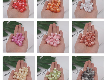 Wholesale 10pcs pack 12mm Resin Imitation Colorful Opal Beads Sale