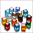 Wholesale 200pcs Crystal Glass Cube Beads For Sale