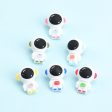 Wholesale 10PCS Cartoon Astronaut Rocket Stereo Silicone Loose Beads Beads Supply