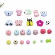 Wholesale 100pcs Cartoon Animals Molar Silicone Beads Cheap