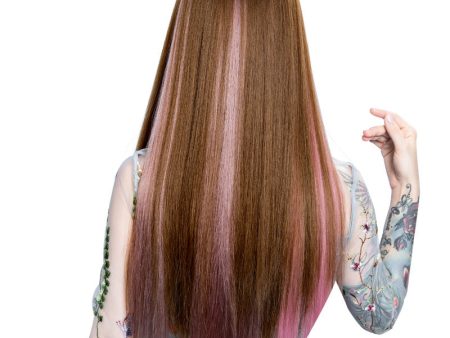 Wholesale Long Hair Gradient Invisible Natural One Piece Straight Hair Clip Wigs Sale