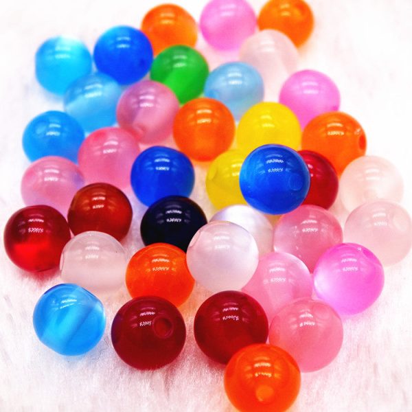 Wholesale 200pcs Resin Simulated Opal Colorful Beads Cheap