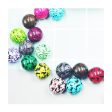 Wholesale 1000pcs pack Creative Panda Printing Acrylic Scatter Beads For Discount