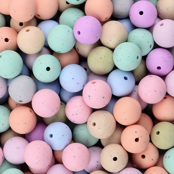 Wholesale 100pcs Baby Teethers DIY Silicone Beads Cheap