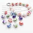 Wholesale 10pcs pack UV Plating Smudged Round Beads Discount