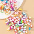 Wholesale 100pcs pack Soft Pottery Beads Rainbow Clouds Scattered Beads Supply