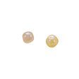 Wholesale 200pcs pack Lemon Yellow Lacquer Perforated Resin Round Beads on Sale