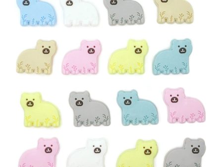 Wholesale 100PCS Silicone Cartoon Animals Baby Pacifier Chain Teeth Grinding Beads Supply