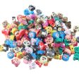 Wholesale 100pcs pack Cartoon Animals Soft Pottery Sliced Beads Sale