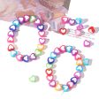 Wholesale 100pcs pack Color Heart Acrylic Beads For Cheap