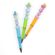 Wholesale 10PCS DIY Handmade Cartoon Rabbit Silicone Bead Pen Fashion