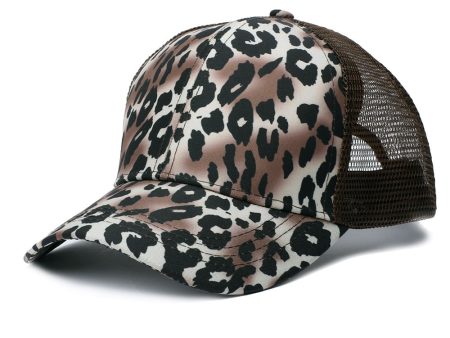 Wholesale Acrylic Boss Recommend Leopard Print Baseball Cap For Cheap