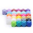 Wholesale 100PCS 17MM Silicone Hexagon Baby Teether Beads Online Hot Sale