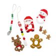 Wholesale 100pcs Silicone Christmas Series Beads Hot on Sale