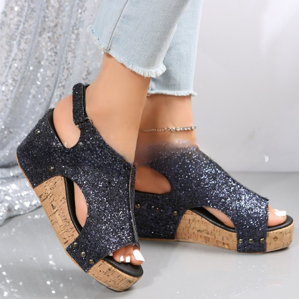 Wholesale PU Platform Sandals Hot on Sale