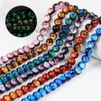 Wholesale 20pcs Double-sided Glass Luminous Gradient Color Scatter Beads For Sale