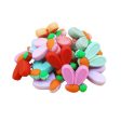 Wholesale 10pcs Silicone Cartoon Carrot Rabbit Ears Scattered Beads Discount