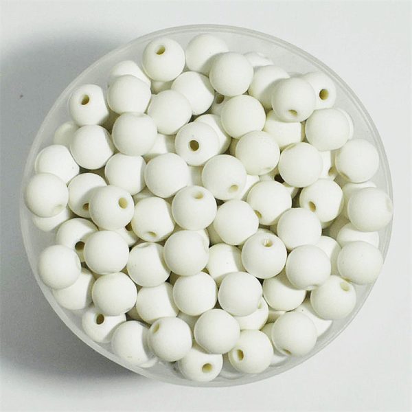 Wholesale 1800pcs pack Frosted 12mm Acrylic Flower Beads Online Sale