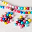 Wholesale 10pcs Solid Color Acrylic Candy Round Beads Online Sale