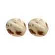 Wholesale 30pcs Autumn Winter Milk Tea Color Ceramic Cute Carrot Bear Cube Beads on Sale