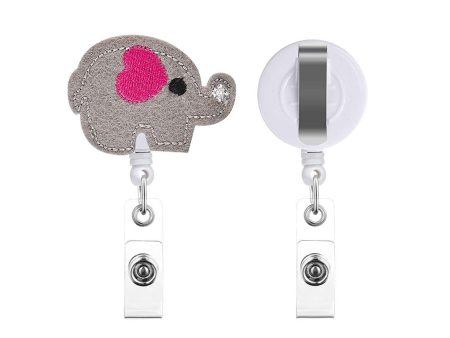 Wholesale 10PCS ABS Glitter Elephant Telescoping Keychain Fashion