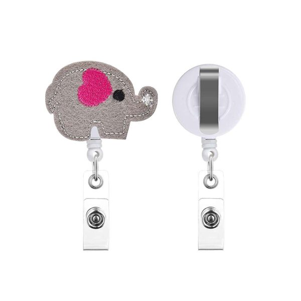 Wholesale 10PCS ABS Glitter Elephant Telescoping Keychain Fashion