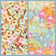 Wholesale 10pcs pack Acrylic Cartoon Printing Colorful Square Beads Supply