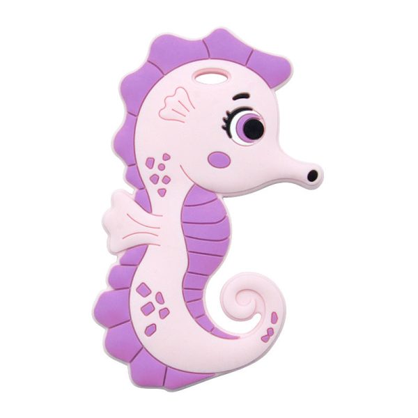 Wholesale 100pcs Seahorse Silicone Beads Supply