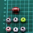 Wholesale 10pcs Resin Basketball Rugby Soccer Big Hole Beads Online Hot Sale