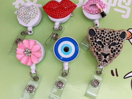 Wholesale ABS Alloy Leopard Head Devil Eyes Keychain Sale