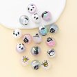 Wholesale 100pcs Mermaid Starry Drip Oil Painted Beads Cheap