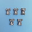 Wholesale 10pcs Cartoon Animal Silicone Teether Beads on Sale