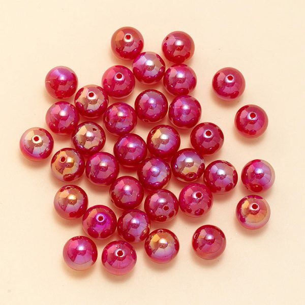 Wholesale 200pcs pack Starry Sky Color Shell Mermaid Straight Hole Beads Supply