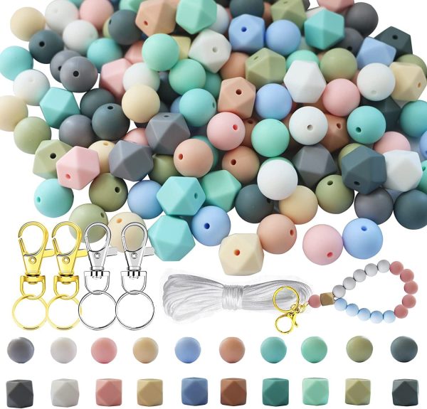 Wholesale 15mm Water Transfer Printing Football Silicone Beads Online now