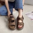 Wholesale Cloth Velcro Platform Sandals Discount