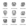 Wholesale 10pcs pack Antique Silver Bracelet Non-slip Positioning Clip Buckle Beads Online Hot Sale