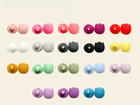 Wholesale 10pcs pack Silicone Lotus Focal beads Discount