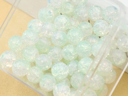 Wholesale 50pcs pack Opaline Chalcedony 10mm Glass Beads Online Sale