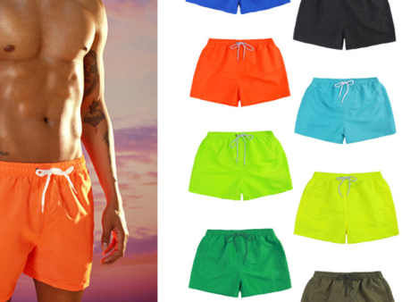 Wholesale European Size Men s Beach Shorts Quick Dry Surf Shorts Loose Swimwear Online Hot Sale