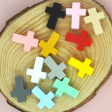 Wholesale 200pcs Silicone Macaron Cross Beads For Cheap