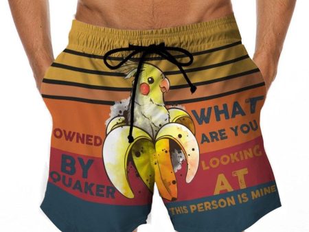 Wholesale 3D Digital Printing Banana Pattern Men s Beach Shorts Swimwear Online