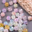 Wholesale 100PCS PACK Colorful Amber Clouds UV Plating Acrylic Beads Fashion