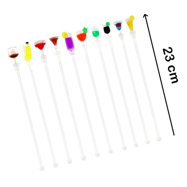 Wholesale 10pcs pack of wine glass cocktail acrylic bar shaker on Sale