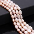 Wholesale 10pcs pack Natural Straight Hole Freshwater Pearl Necklace Bracelet Material Loose Beads Accessories Sale