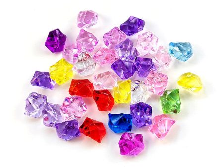 Wholesale 10pcs pack Fake Ice Cube Color Size Crushed Plastic Stone Shooting Props Acrylic Decorations Online Hot Sale