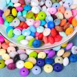 Wholesale100PCS PACK 12mm Silicone Color Round Small Spacer Beads Online