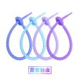 Wholesale 20pcs DIY Candy Color Small Flower Cable Tie Key Chain For Cheap