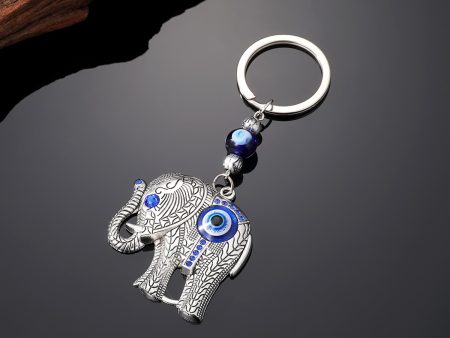 Wholesale 5Pcs Devil Eye Alloy Diamond Owl Dolphin Keychains Discount